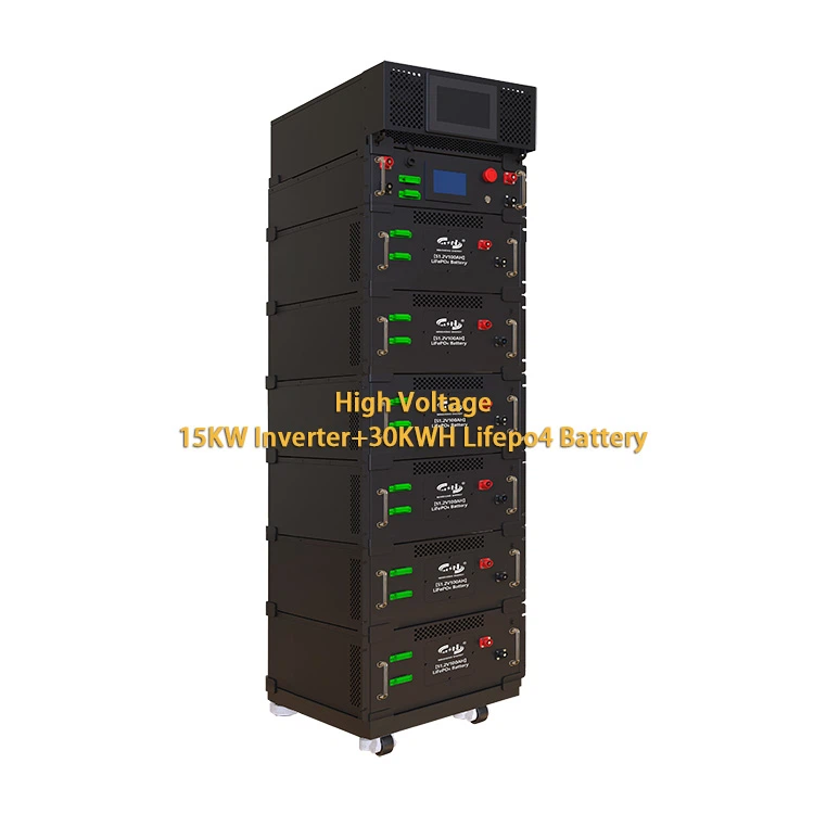 High Voltage 15kw Inverter 30kwh Lifepo4 Battery